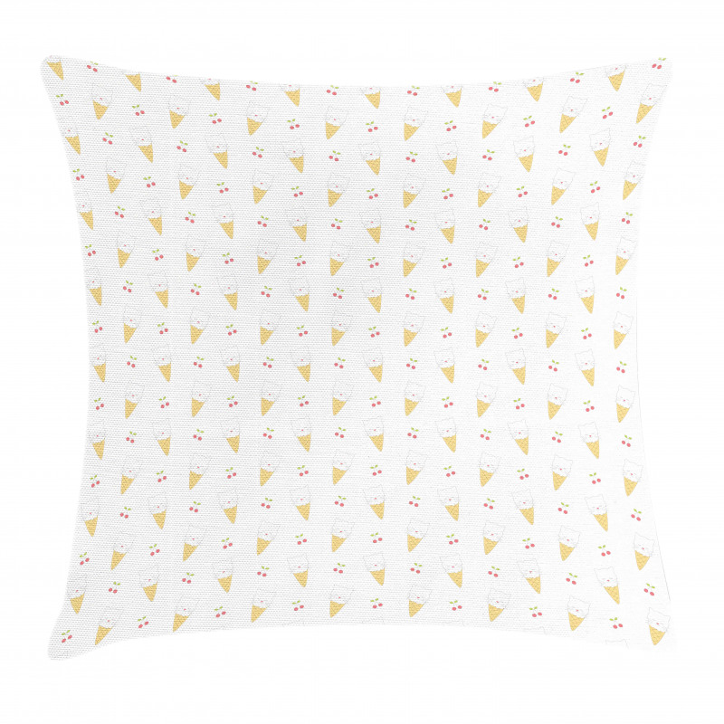 Kitty Cones Pillow Cover
