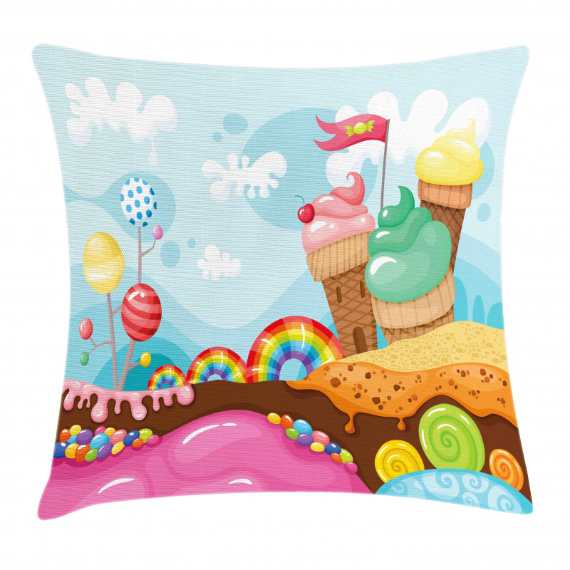 Dessert Land Pillow Cover