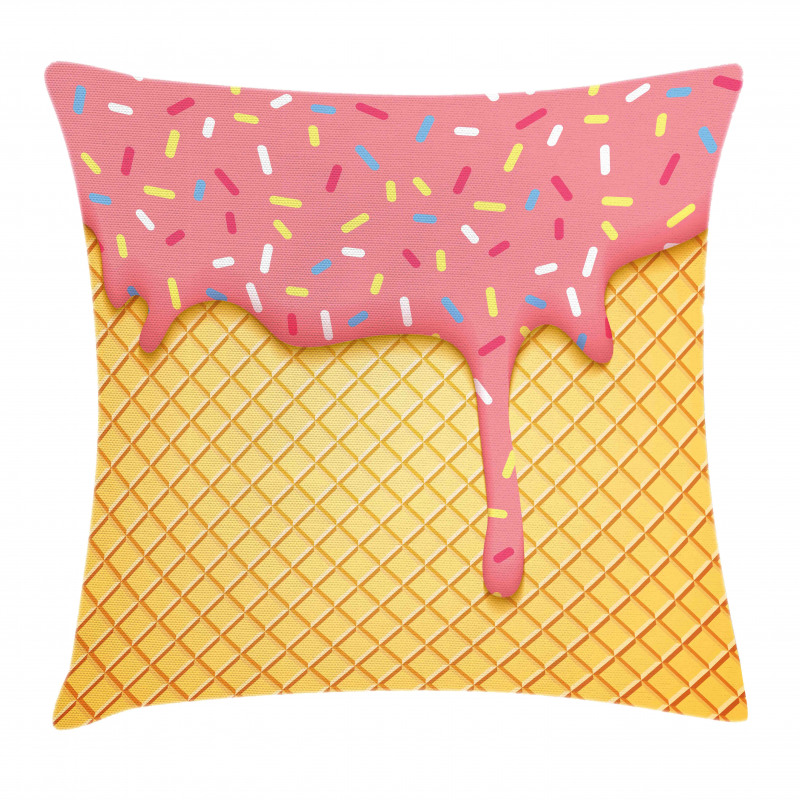 Waffle Pattern Pillow Cover