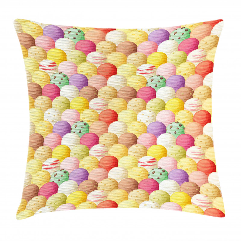 Flavor Toppings Pillow Cover