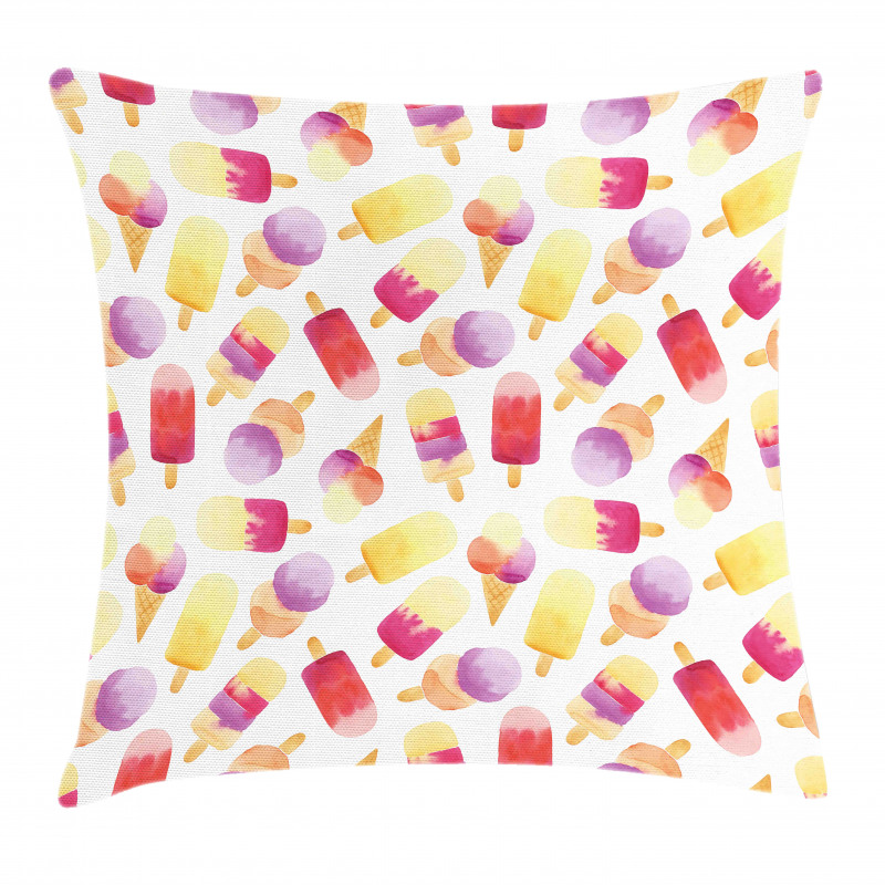 Watercolor Cone Pillow Cover