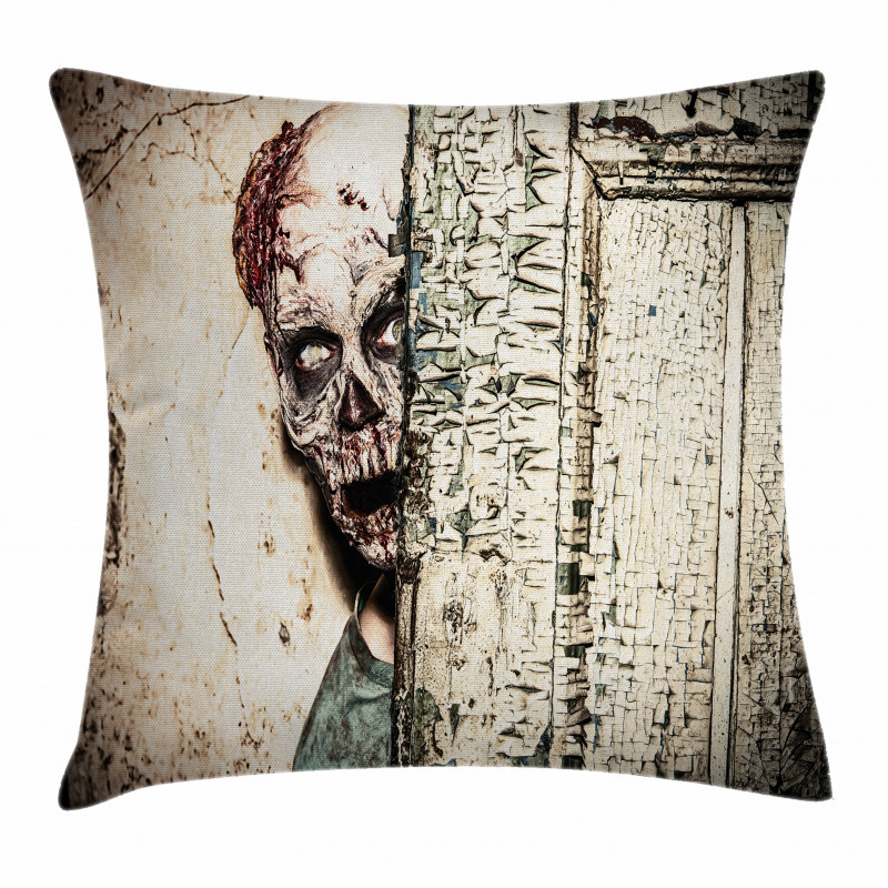 Old House Vampire Pillow Cover