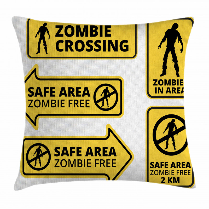 Safe Area Zone Pillow Cover