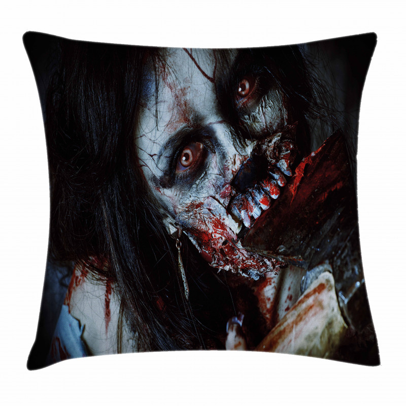 Bloody Woman Theme Pillow Cover