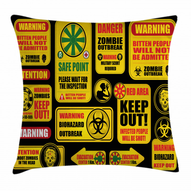 Apocalypse Signs Pillow Cover