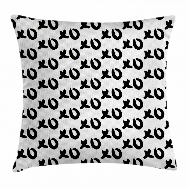 Paintbrush Words Artwork Pillow Cover