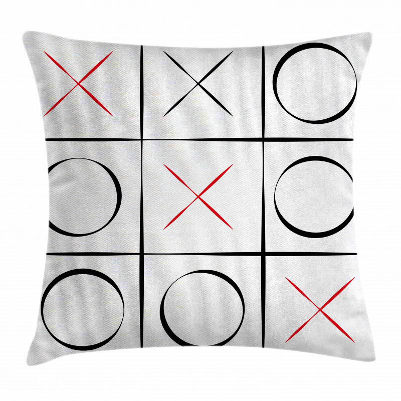 Simplistic Game Pattern Pillow Cover