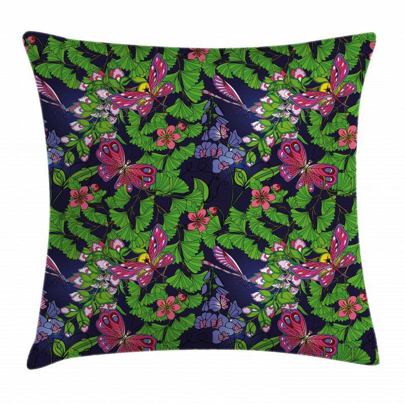 Tropical Vivid Petal Pillow Cover