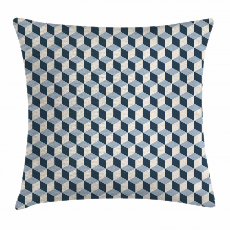 Cubes Squares 3D Style Pillow Cover