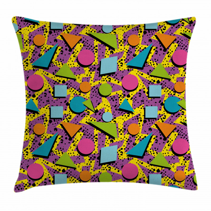 Funky Geometric Style Pillow Cover