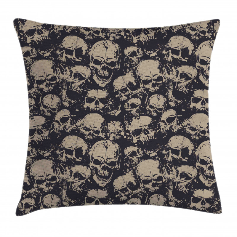 Grunge Scary Evil Pillow Cover