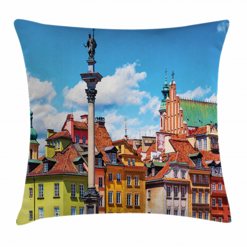 Scenic Old Warsaw Pillow Cover