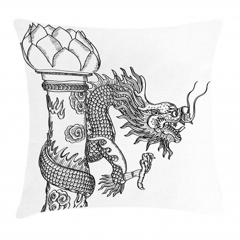Chinese Creature Pillow Cover