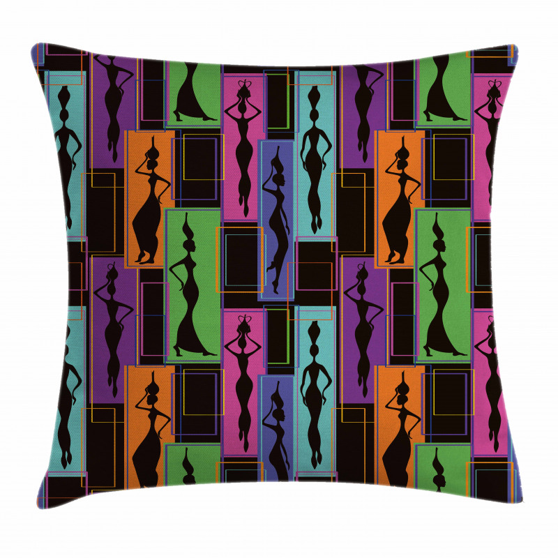 Vases on Heads Pillow Cover