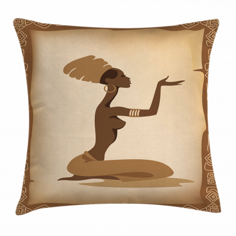 Lady Hand Gesture Pillow Cover
