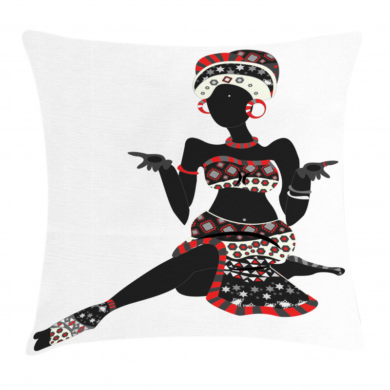 Dress Lady Pillow Cover