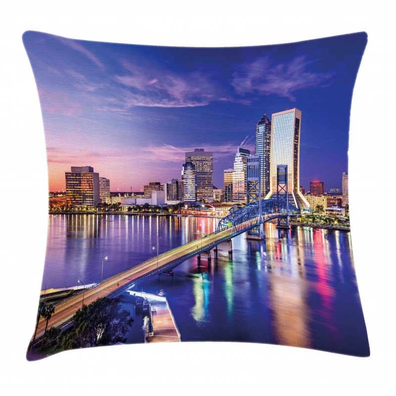 Jacksonville City Pillow Cover