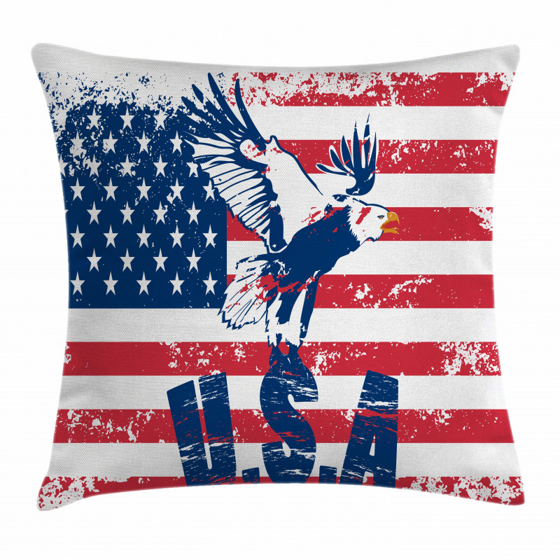 American Flag Pillow Cover