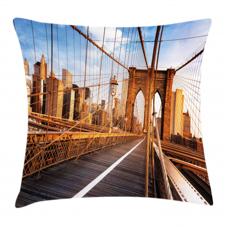 NYC Architecture Pillow Cover