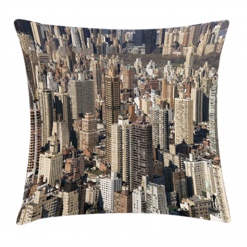 NYC Aerial View Pillow Cover