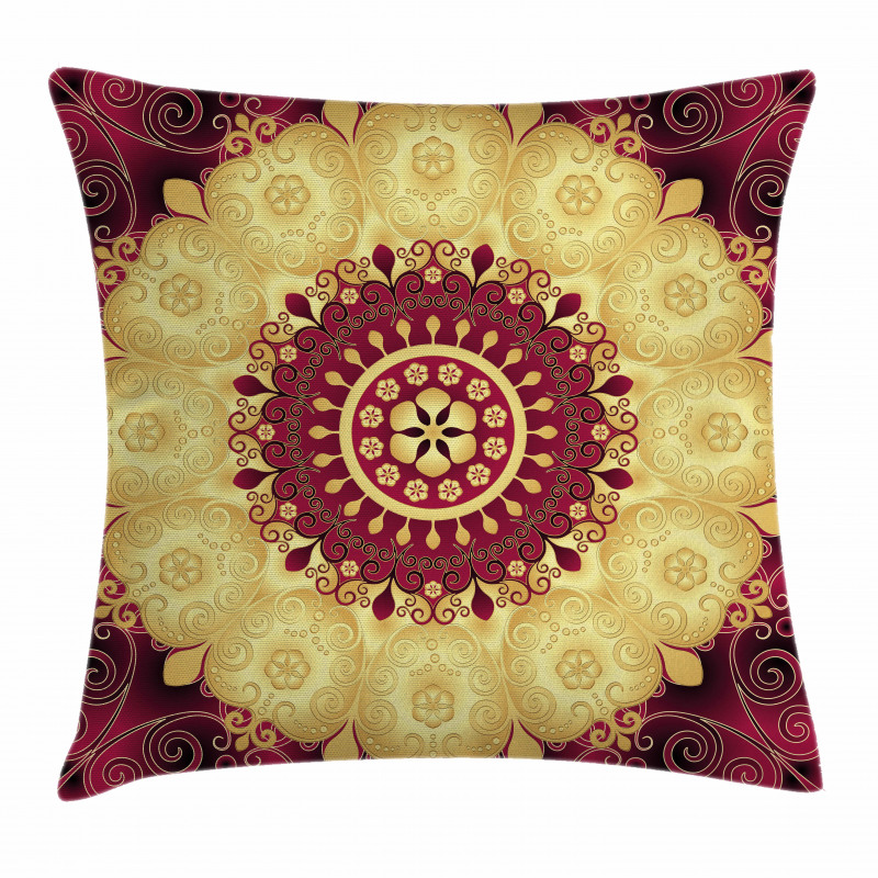Old Baroque Art Pillow Cover