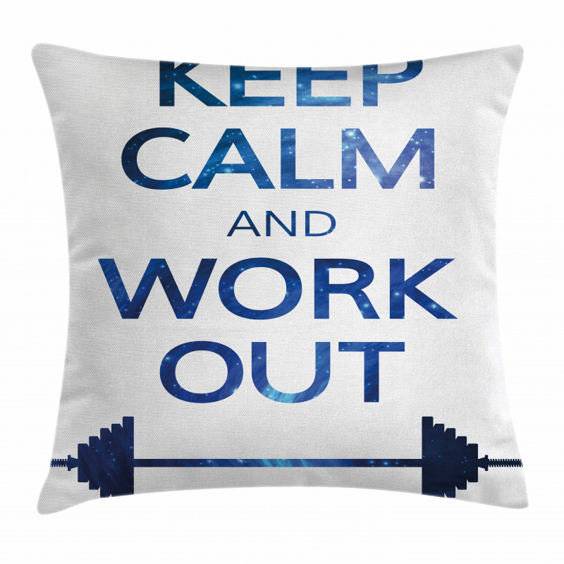 Keep Calm and Work Pillow Cover