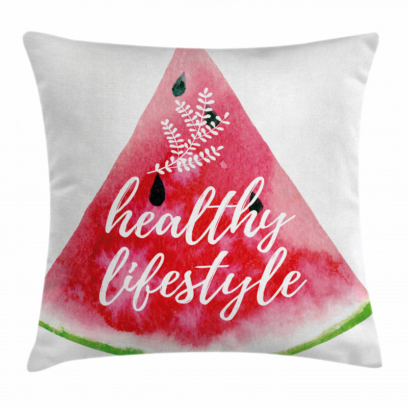 Healthy Lifestyle Vivid Pillow Cover