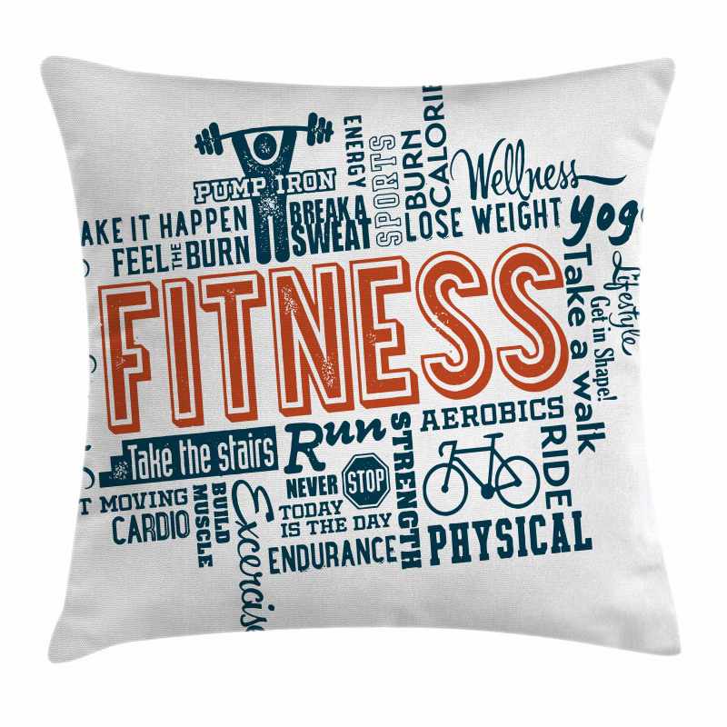 Retro Words Lifestyle Pillow Cover