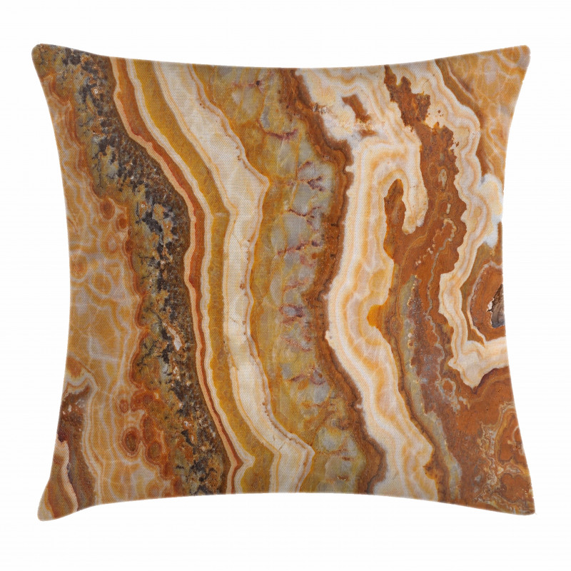 Watercolor Mineral Form Pillow Cover