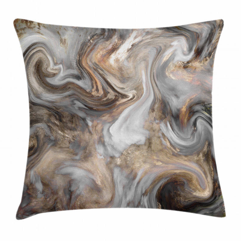 Retro Paintbrush Colors Pillow Cover