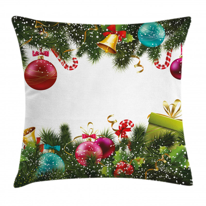 New Year Greeting Pillow Cover