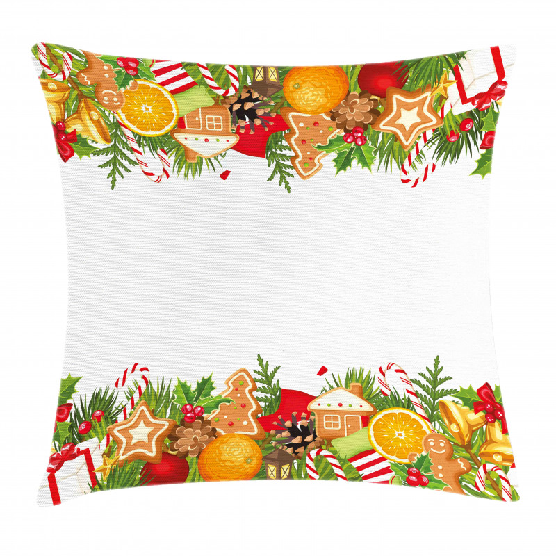 Gingerbread Theme Pillow Cover