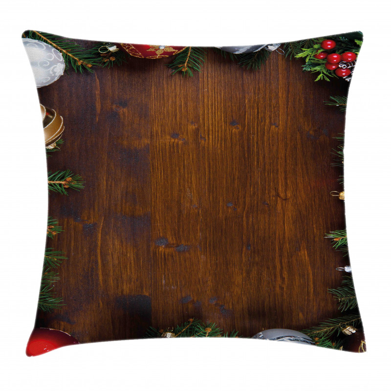 Rustic Home Baubles Pillow Cover