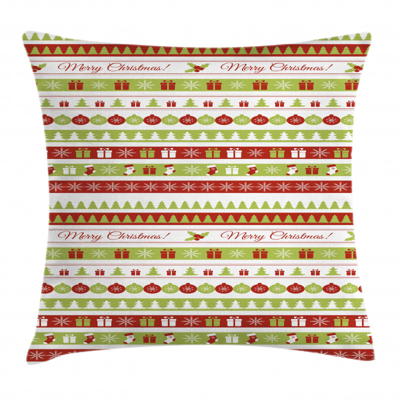 Xmas Words Ceremony Pillow Cover