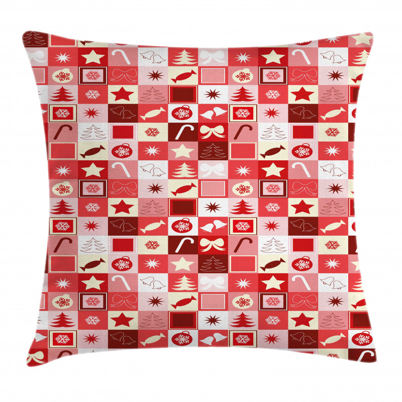 Pink Cone Stars Pillow Cover