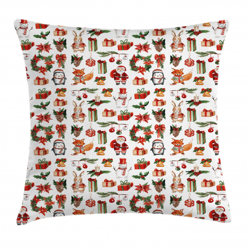 Rabbits Candles Pillow Cover