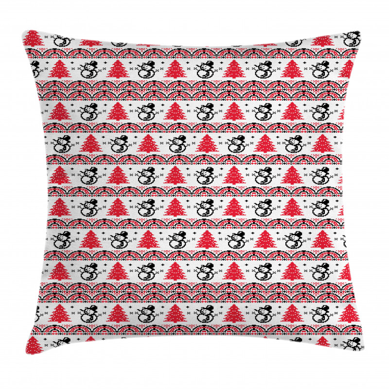 Pixel Nordic Pattern Pillow Cover