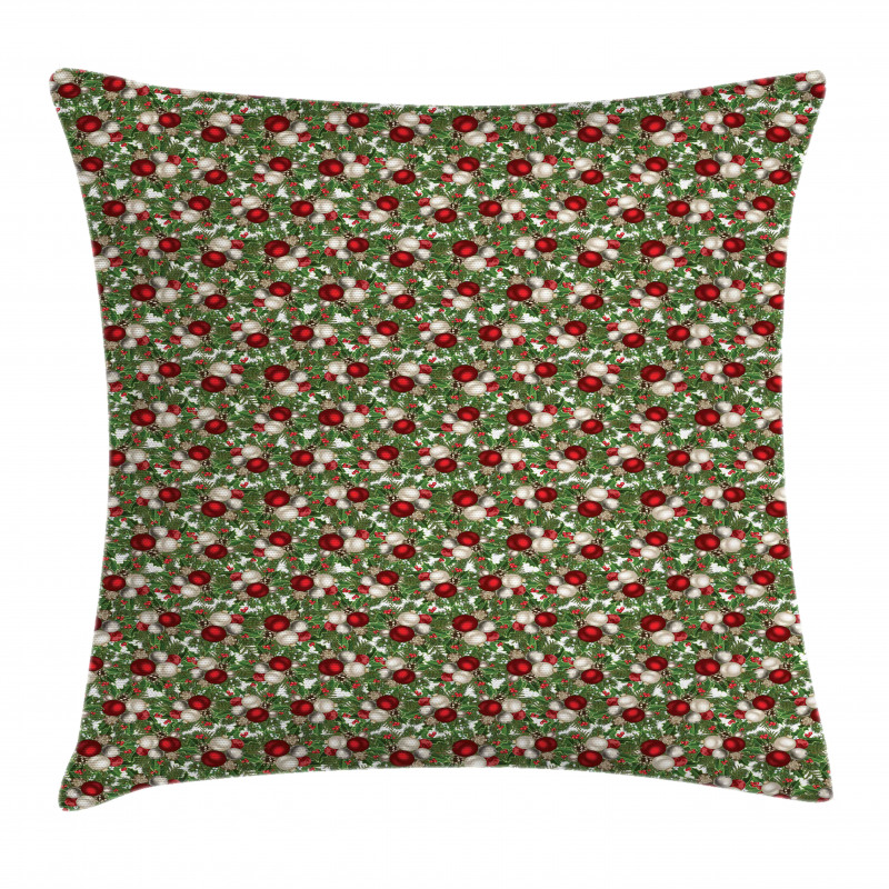 Balls Holly Old Pillow Cover