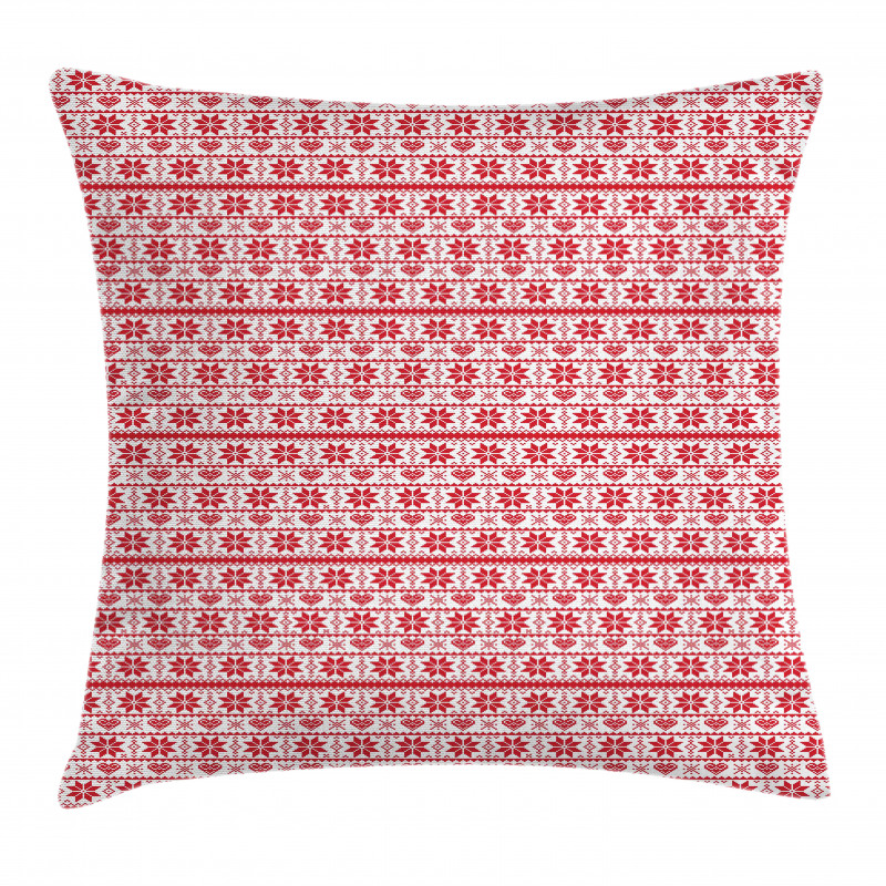 Nordic Borders Pillow Cover