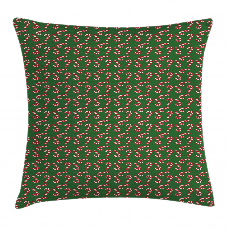 Candy Canes Pillow Cover