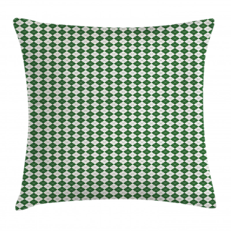 Retro Argyle Pillow Cover