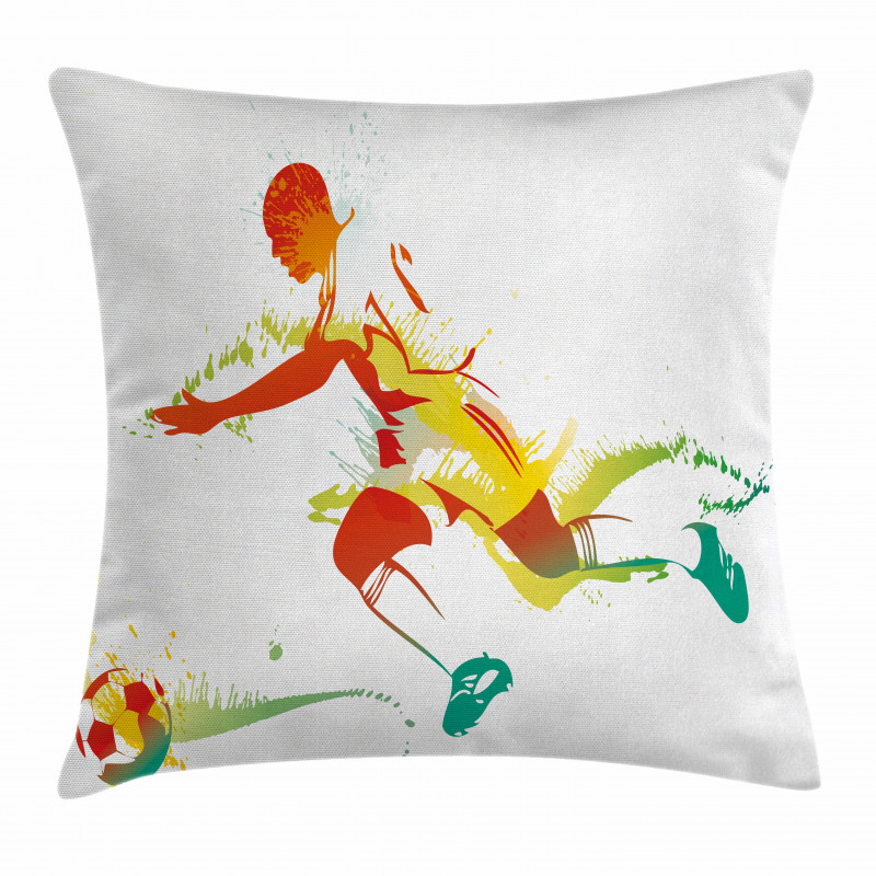 Soccer Player Athlete Pillow Cover