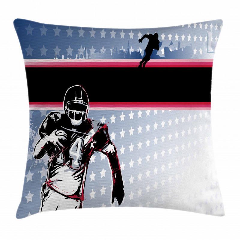 Baseball Player Stars Pillow Cover