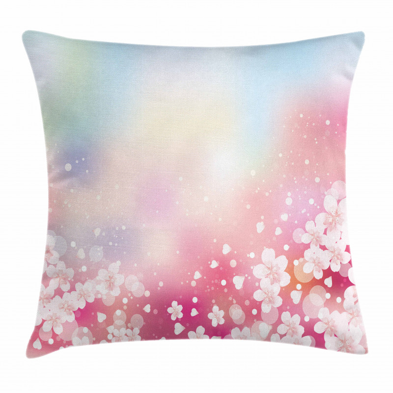 Dreamy Cherry Blossoms Pillow Cover
