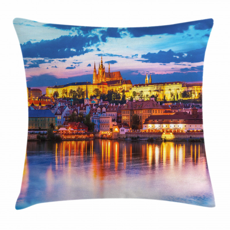 Evening in Prague Pillow Cover