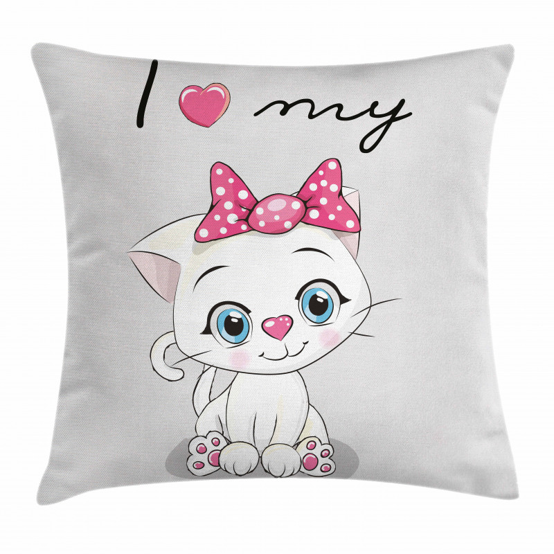 Cartoon Cat Pet Pillow Cover