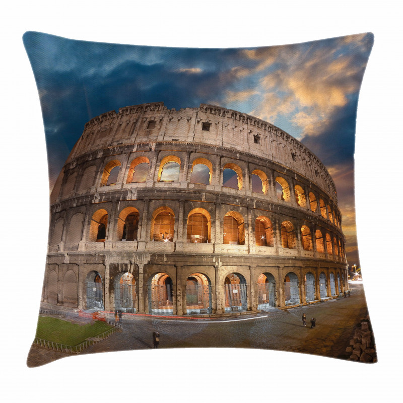 Colosseum at Sunset Pillow Cover