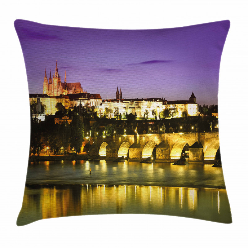 Charles Bridge Prague Pillow Cover