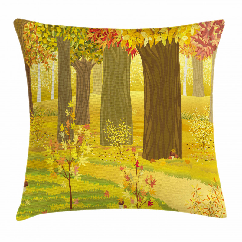 Fantasy Dreamlike Forest Pillow Cover