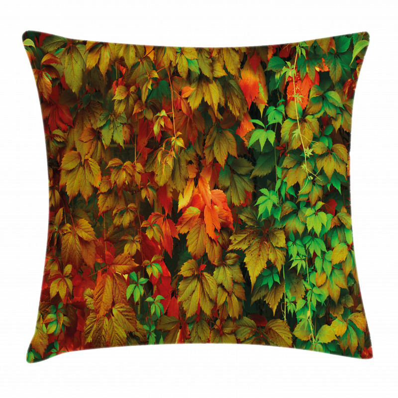 Colorful Leafage Vivid Pillow Cover